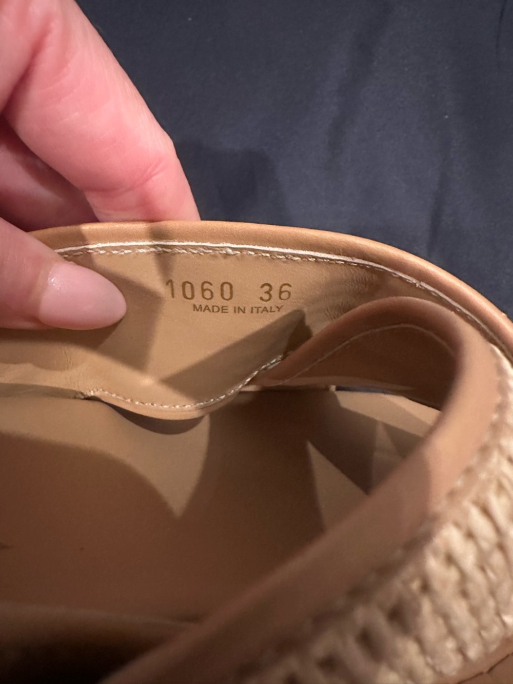 Prada Cream and Tan Raffia Platform Sandals - new in box - Picture 13 of 15